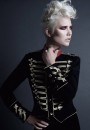 стрижка окрашивание волос Sanke 2011 hair trend hairstyle